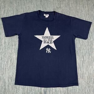 Vintage CSA Yankees All Star Dad‎ Navy Men’s Sz L Preowned Y2K